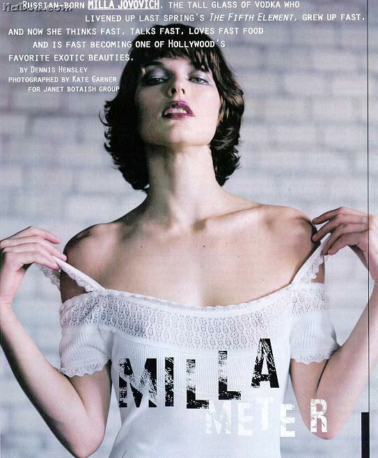 Milla Jovovich Photo