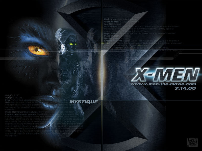 x men wallpapers. Mystique - The X-Men